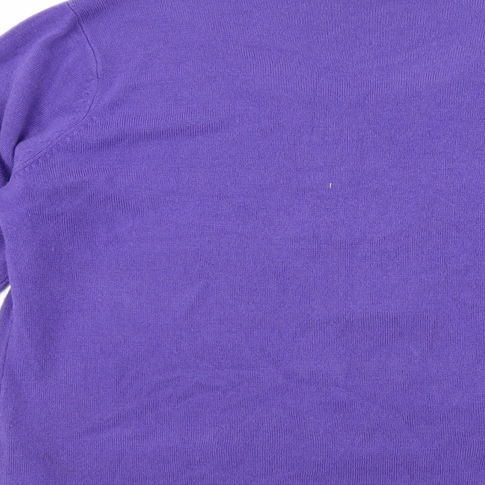 Bonmarché Womens Purple Pullover Jumper Size L