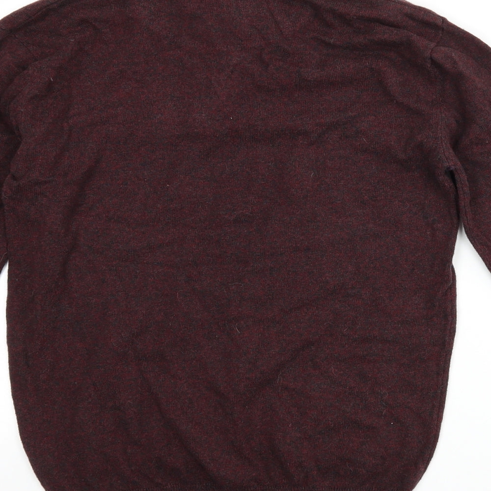 Cedarwood State Mens Purple Pullover Jumper Size XS