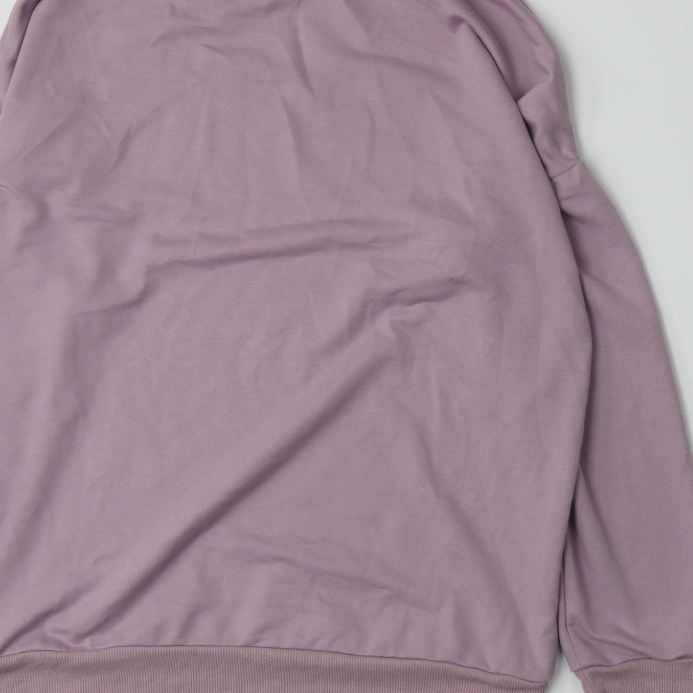 Avenue Womens Purple Jersey Top Pyjama Top Size S