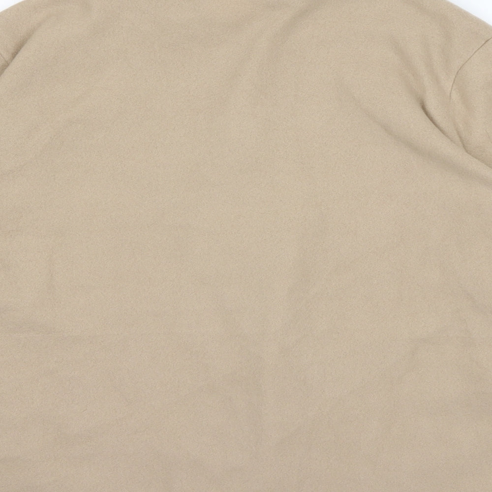 Gabrielle Vicenza Womens Beige Full Zip Jumper Size 16