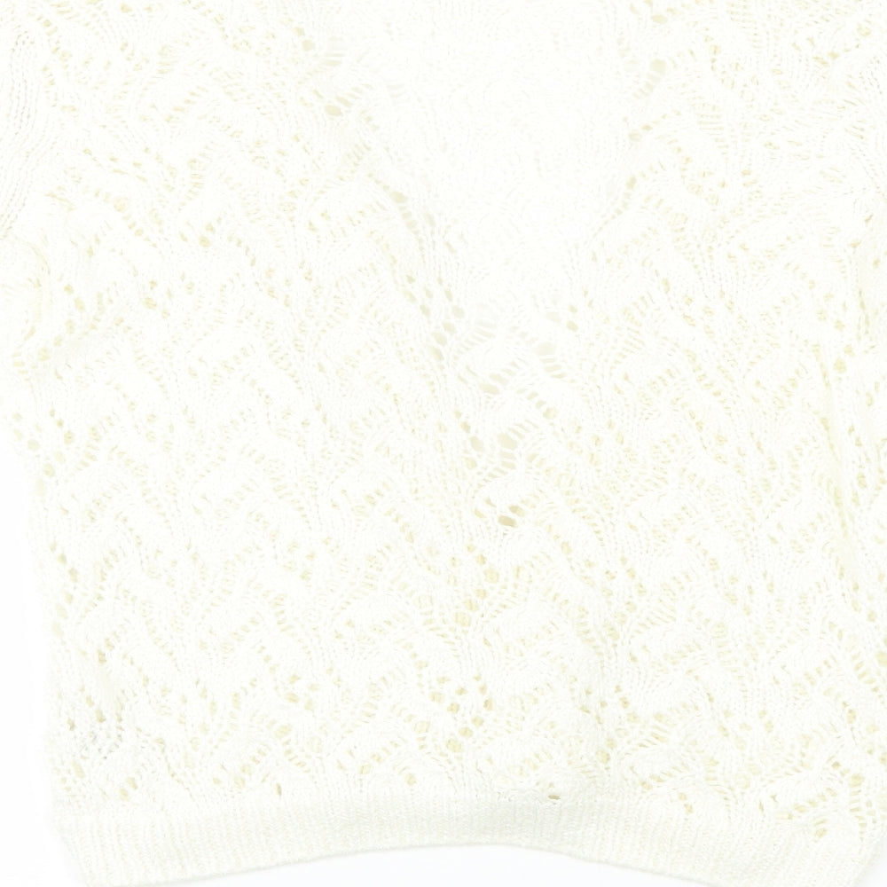 George Womens Ivory Cardigan Jumper Size 14