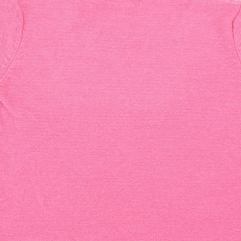 Sarah Hamilton Womens Pink Pullover Jumper Size S