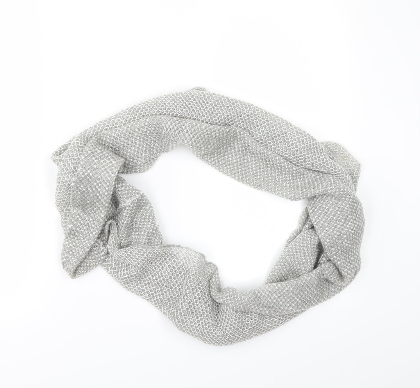 Preworn Womens Grey Scarf - Cowl