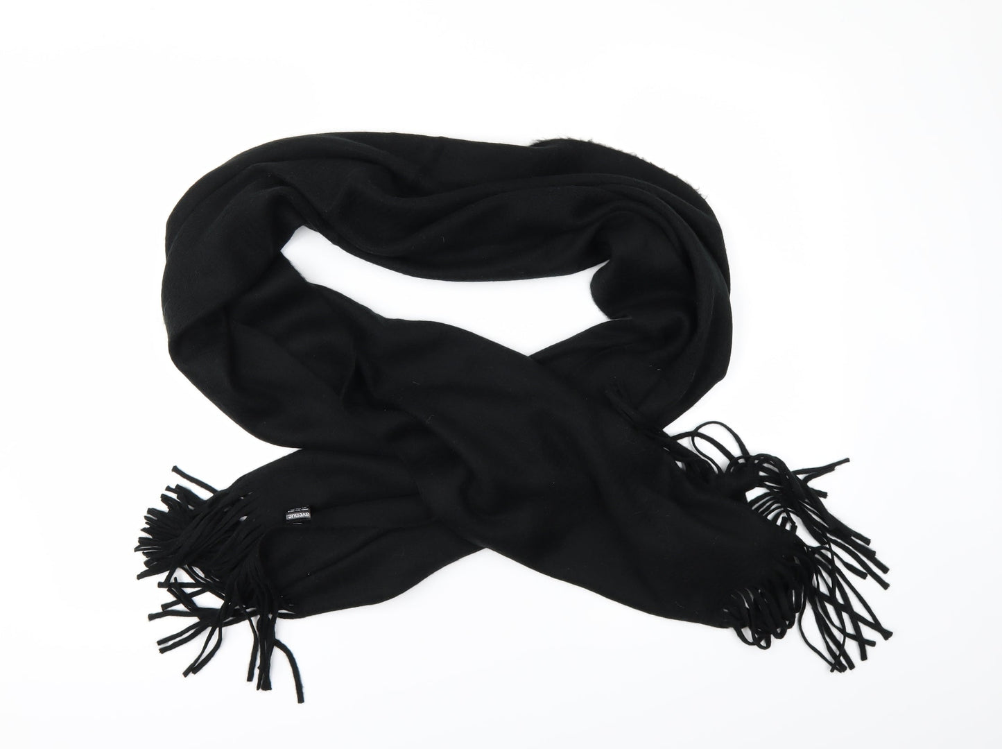Avenue Unisex Black Scarf