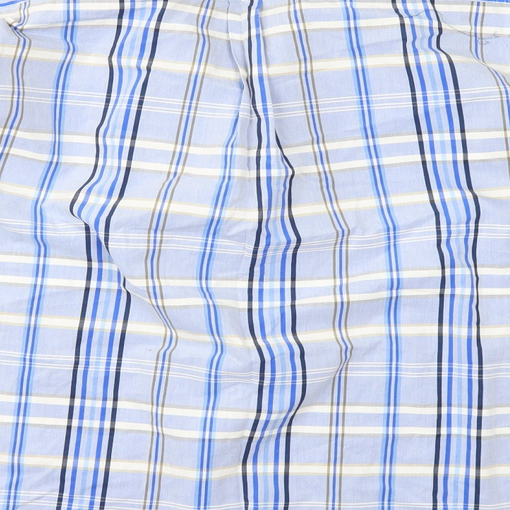 Stone Bay Mens Beige Check Button-Up Size L