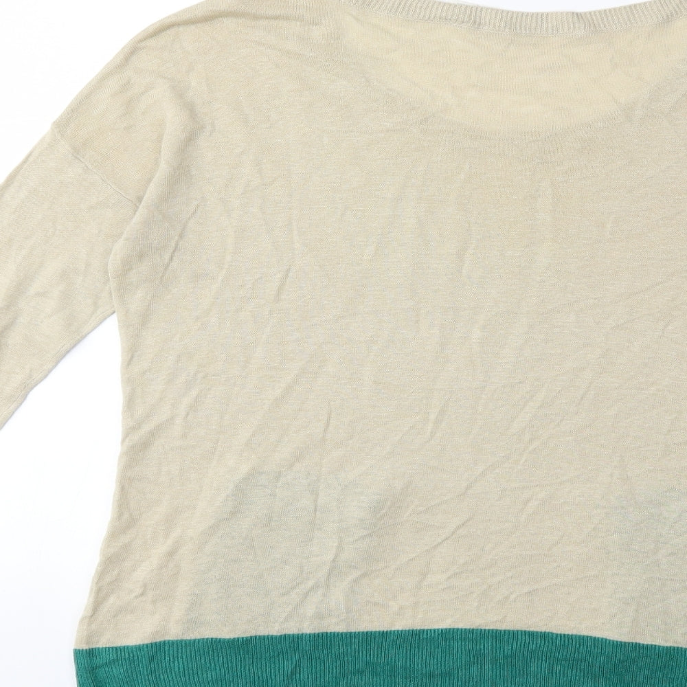 Trenery Womens Beige Knit Pullover Jumper Size XS