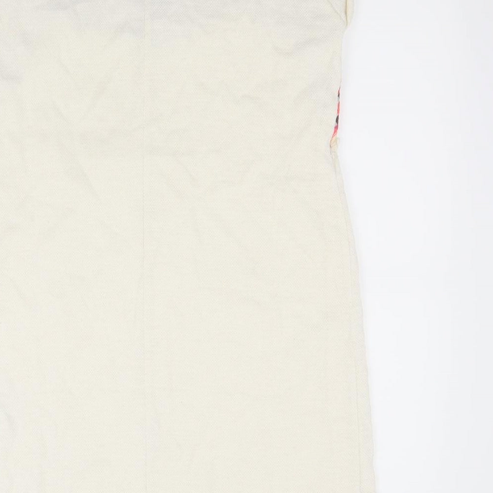 Pull & Bear Womens Beige T-Shirt Dress Size M
