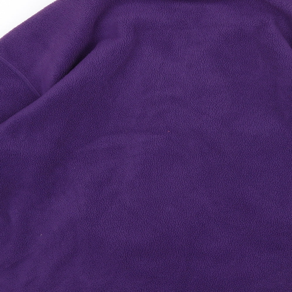 Bonmarché Womens Purple Fleece Jacket Size S