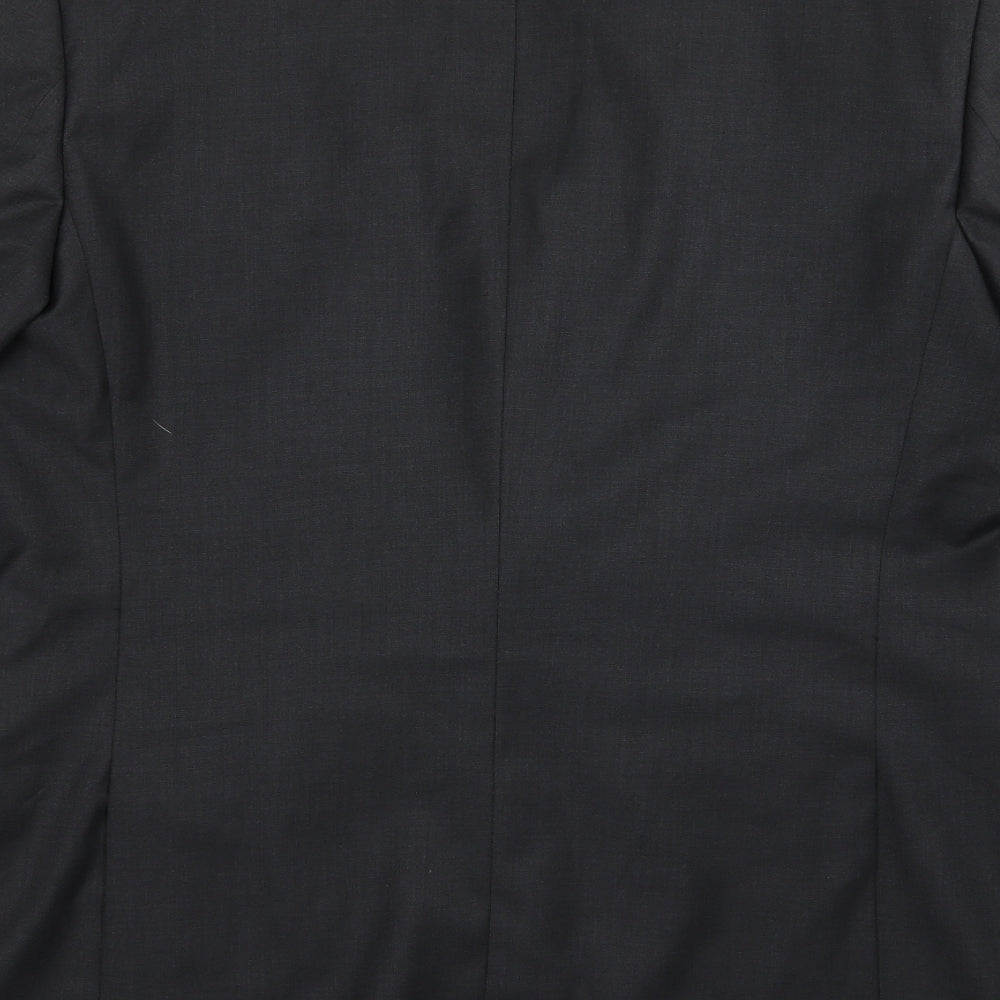 Karl Jackson Mens Grey Rayon Jacket Suit Jacket Size 46