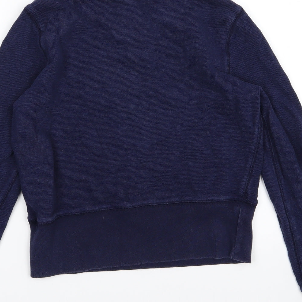 Gap Womens Blue Jersey Pullover Sweatshirt Size XS