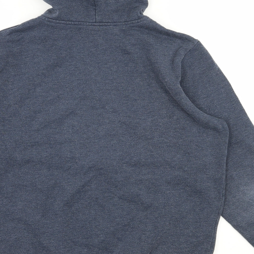 Divided by H&M Mens Blue Jersey Pullover Hoodie Size S