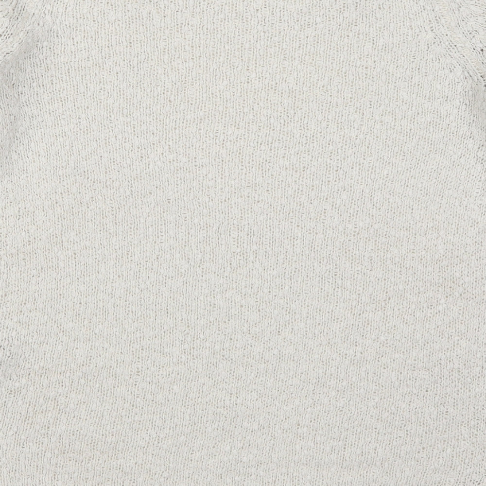 VERO MODA Womens White Pullover Jumper Size XS