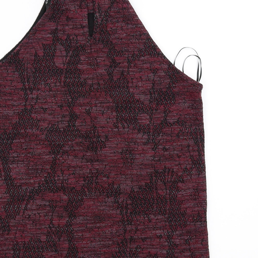 New Look Womens Purple Basic Blouse Size 8