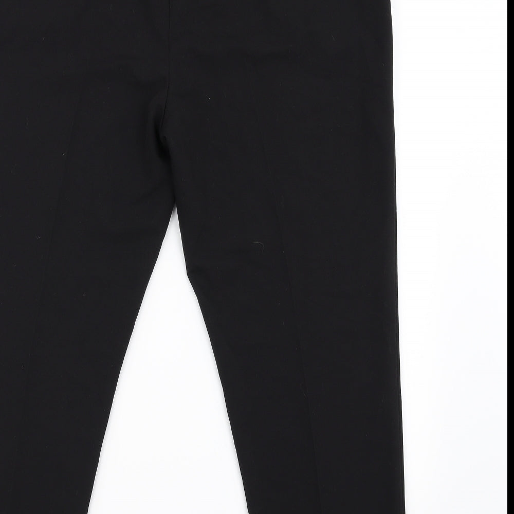 Dorothy Perkins Womens Black Trousers Size 12 L26 in