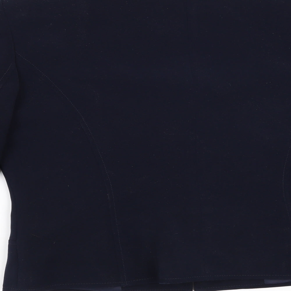 Apart Womens Blue Jacket Blazer Size 12