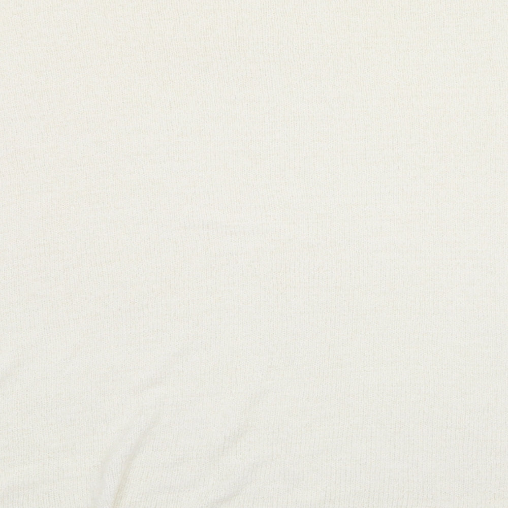 H&M Womens White Pullover Jumper Size XL