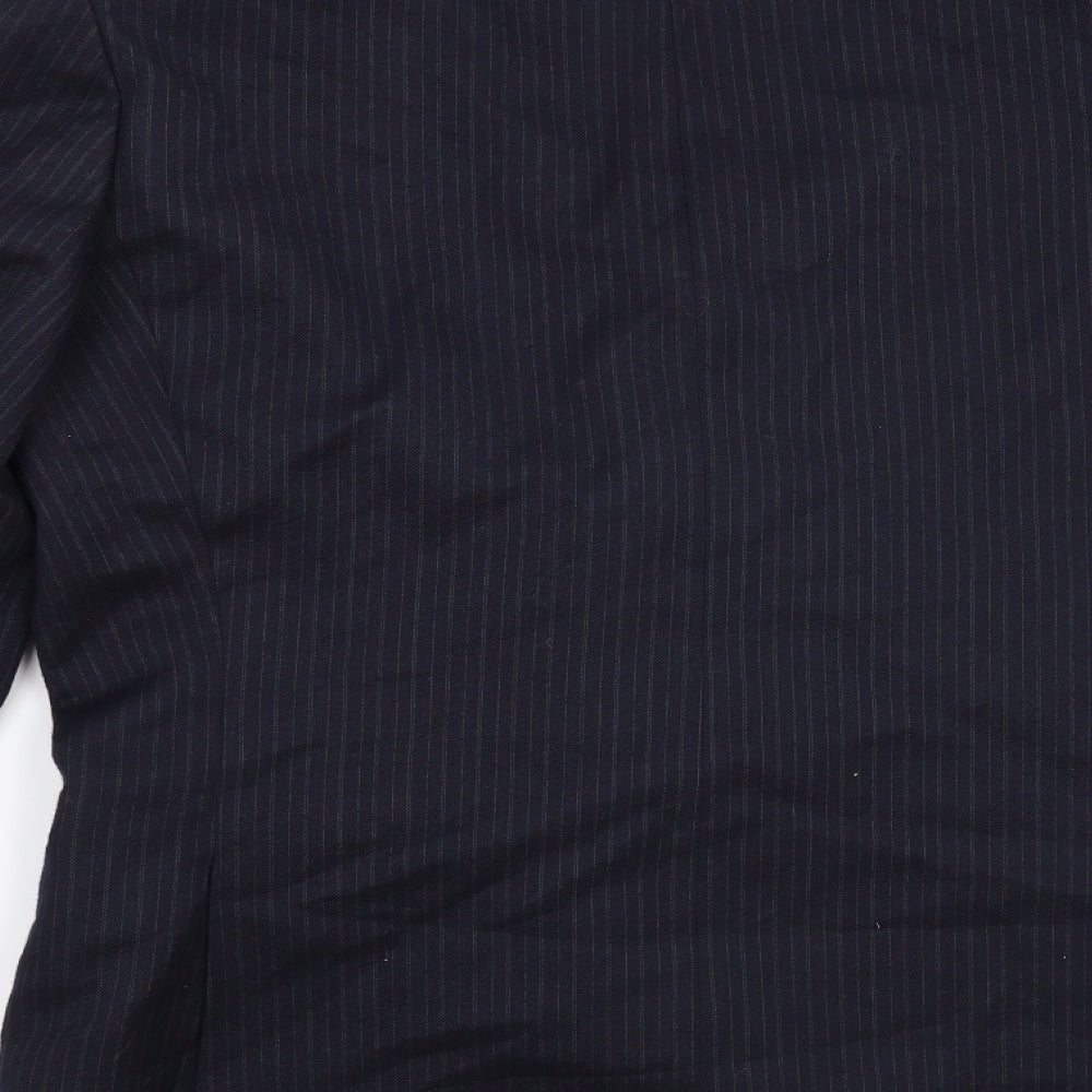 Debenhams Mens Blue Striped Jacket Suit Jacket Size 38