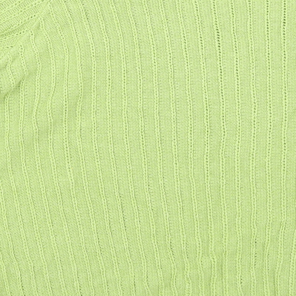 Just Elegance Womens Green Pullover Jumper Size L