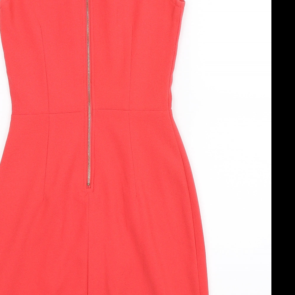 Louche Womens Pink Bodycon Size 8
