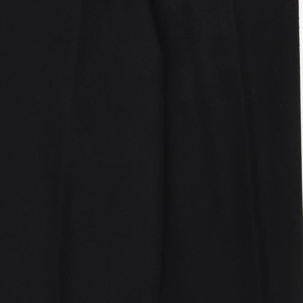 C&A Womens Black Trousers Size 12 L25 in