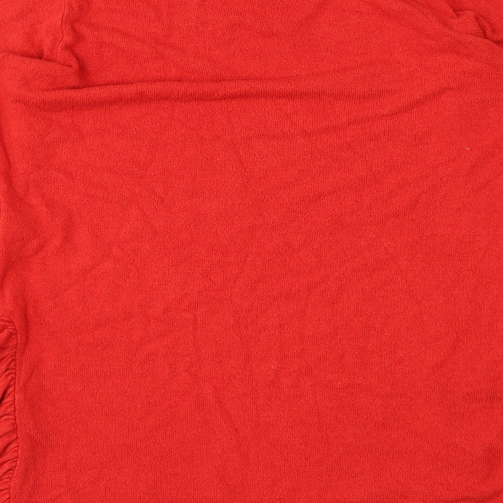 NEXT Womens Orange Basic T-Shirt Size 8