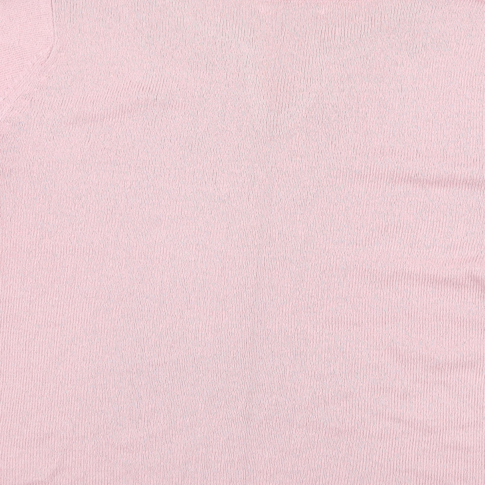 Berkertex Womens Pink Basic T-Shirt Size 10