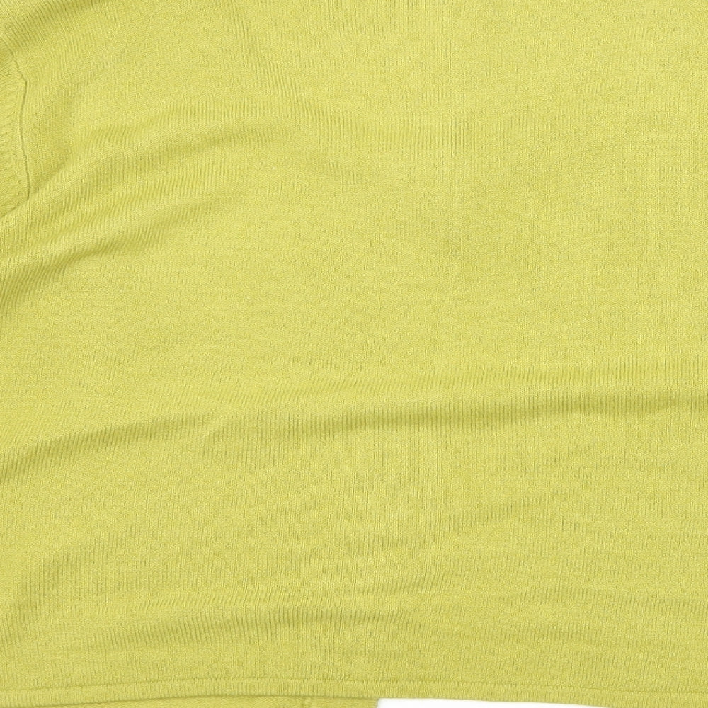 Debbie Morgan Womens Green Cardigan Jumper Size L
