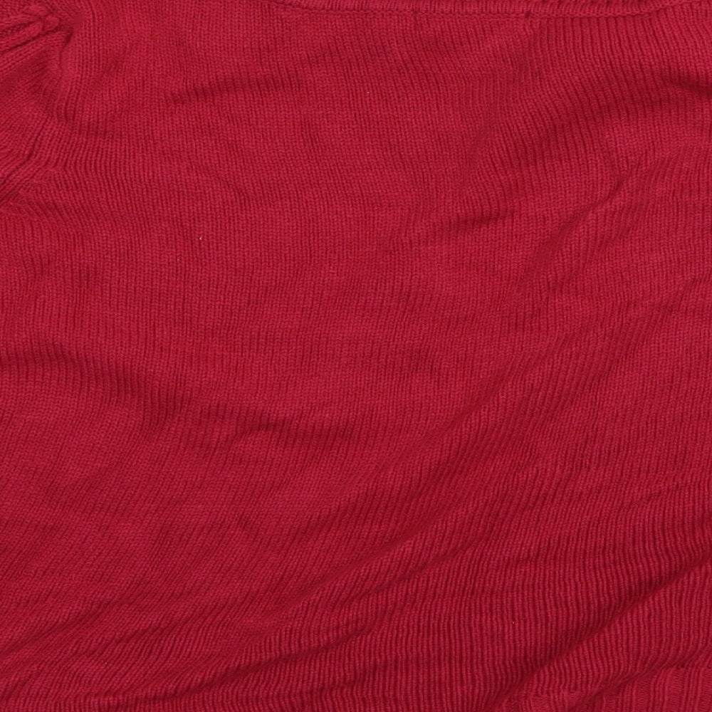 Bonmarché Womens Pink Pullover Jumper Size 14