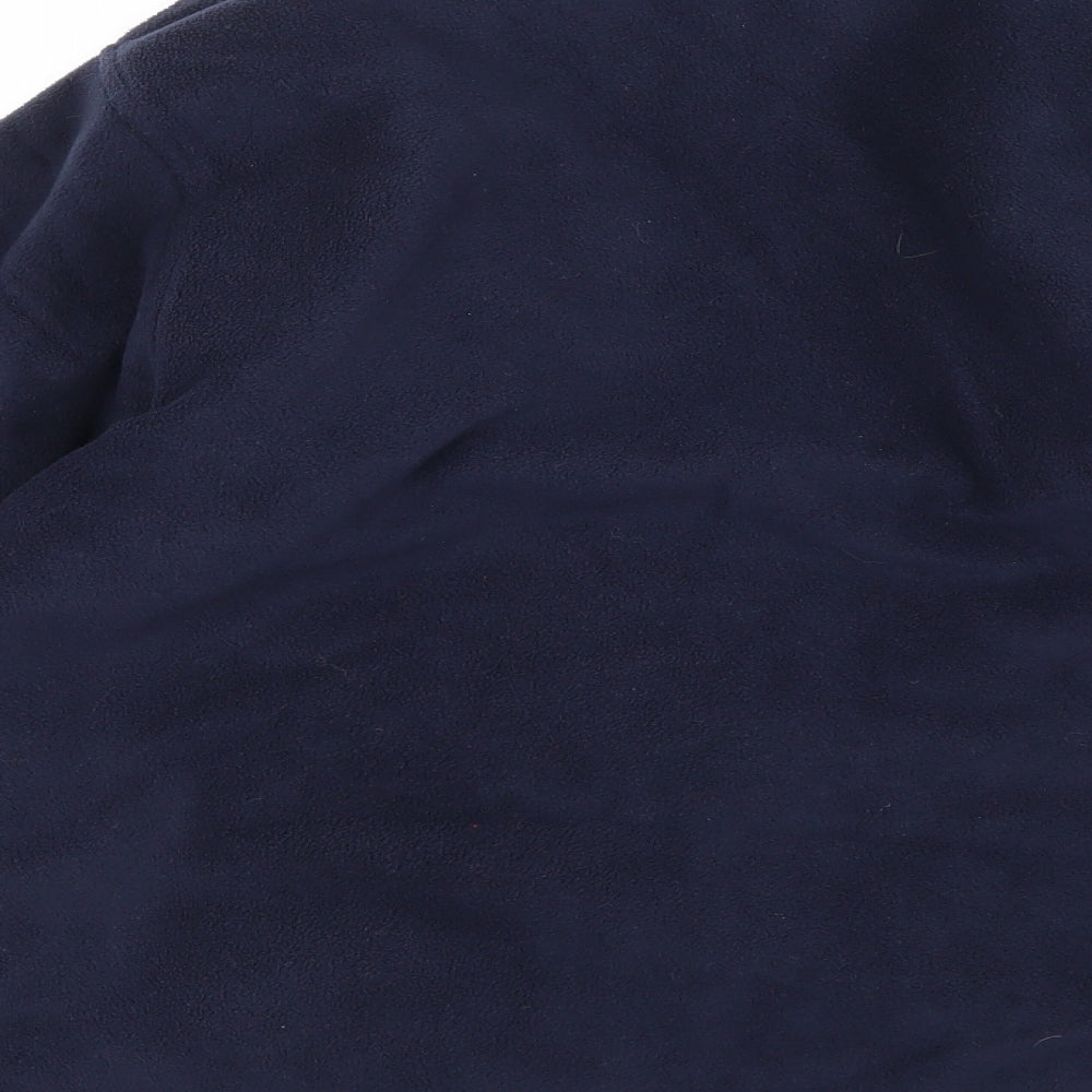 EWM Womens Blue Fleece Jacket Size 10