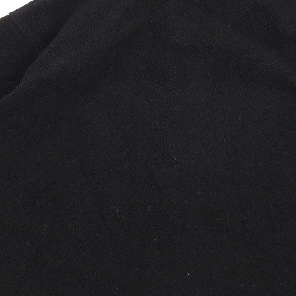 EWM Womens Black Fleece Jacket Size 14