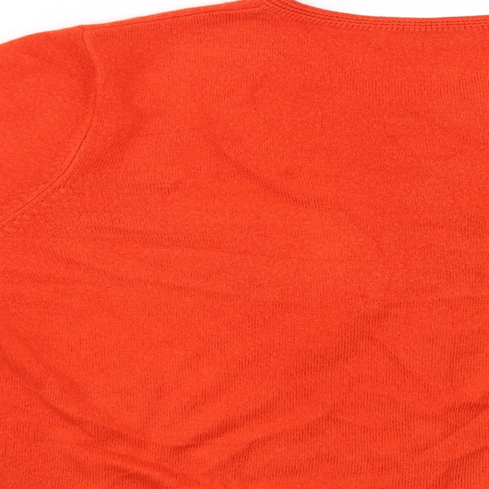 Classics Womens Red Cardigan Jumper Size 16