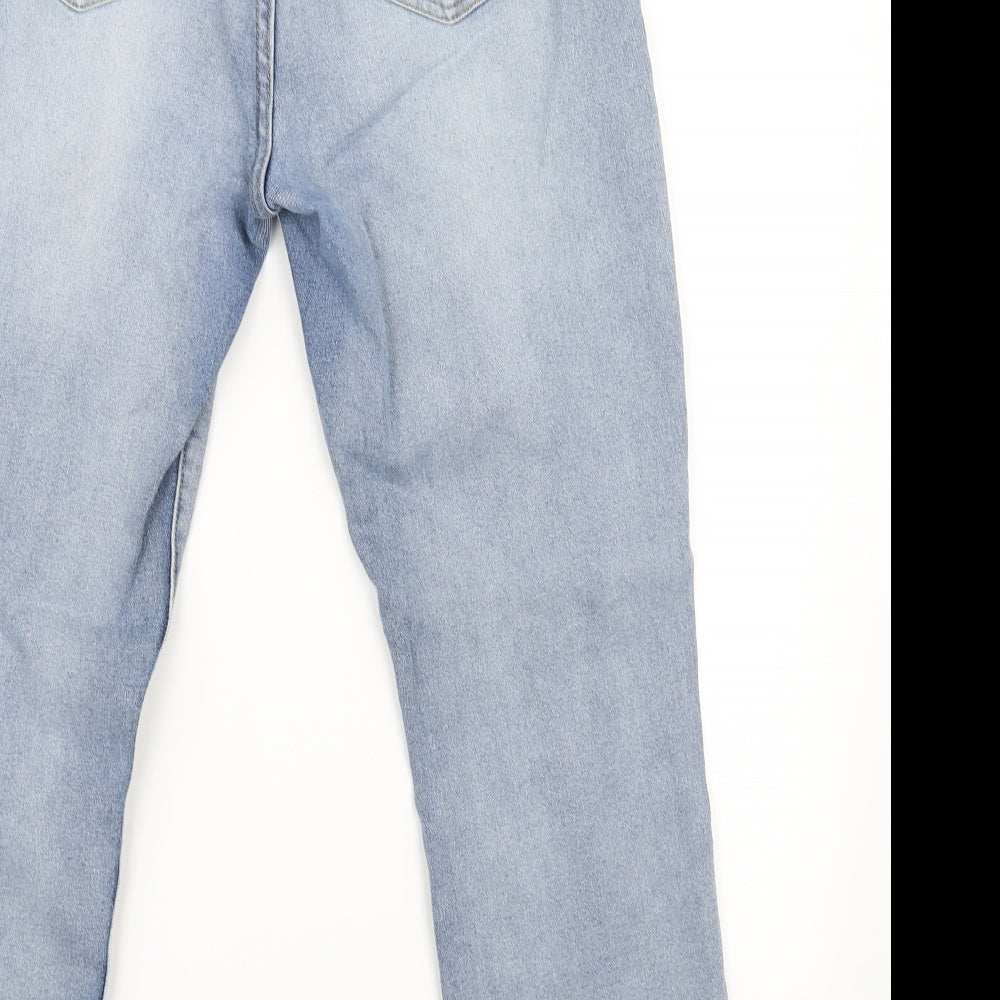 high 90s Womens Blue Skinny Jeans Size 8 L25 in