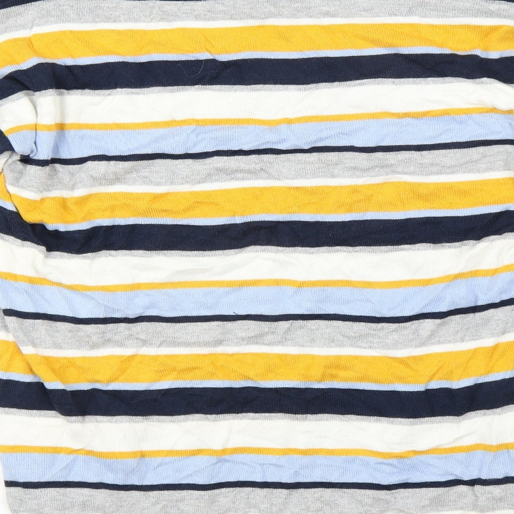 Le Bon Marché Womens Blue Striped Pullover Jumper Size 12