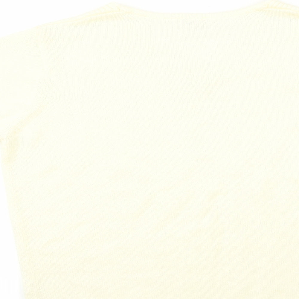Julipa Womens Yellow Pullover Jumper Size 10