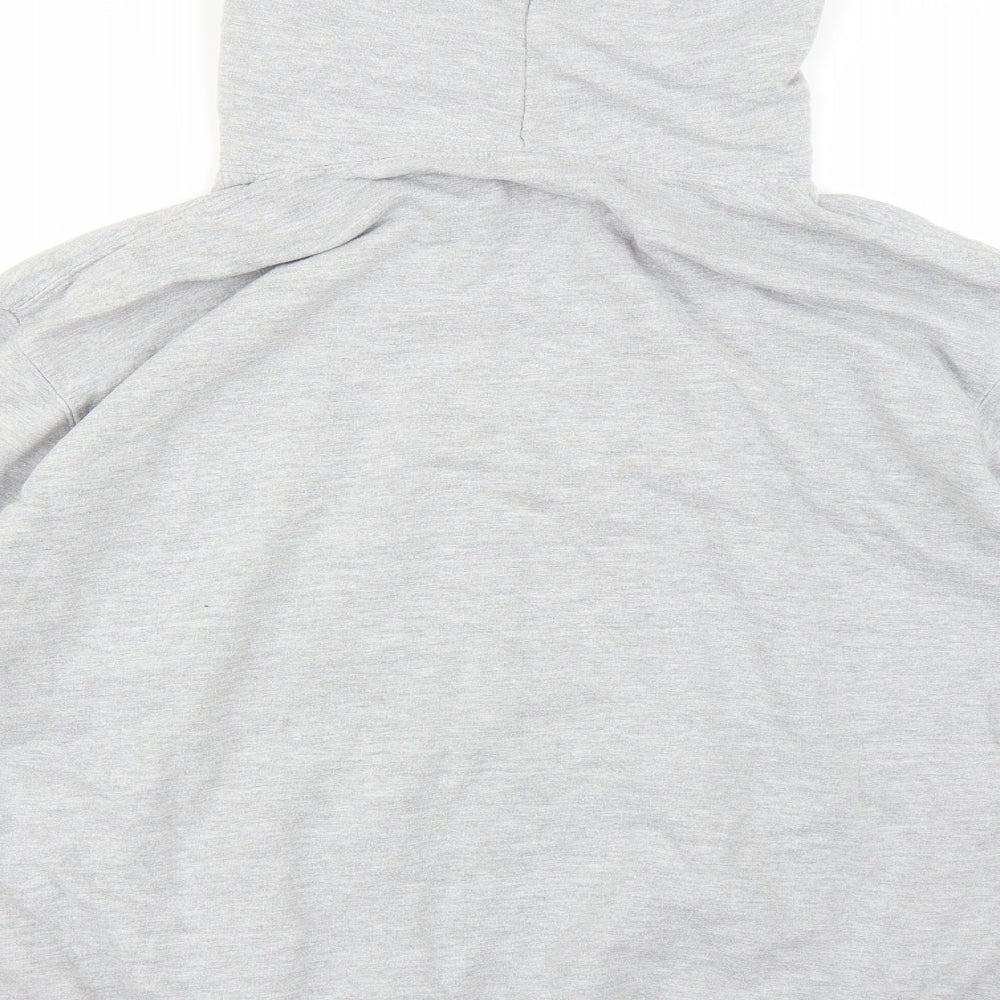 Awdis Womens Grey Pullover Hoodie Size XL