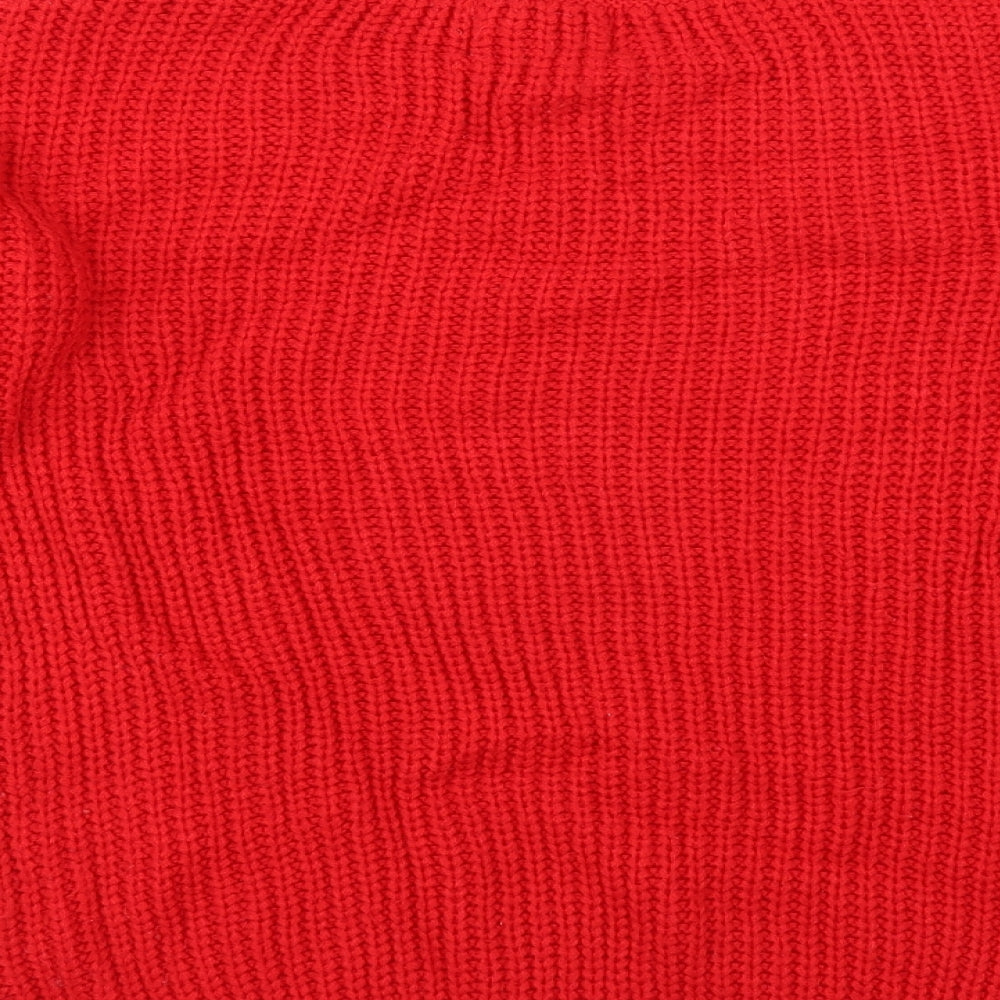 Primark Womens Red Pullover Jumper Size S