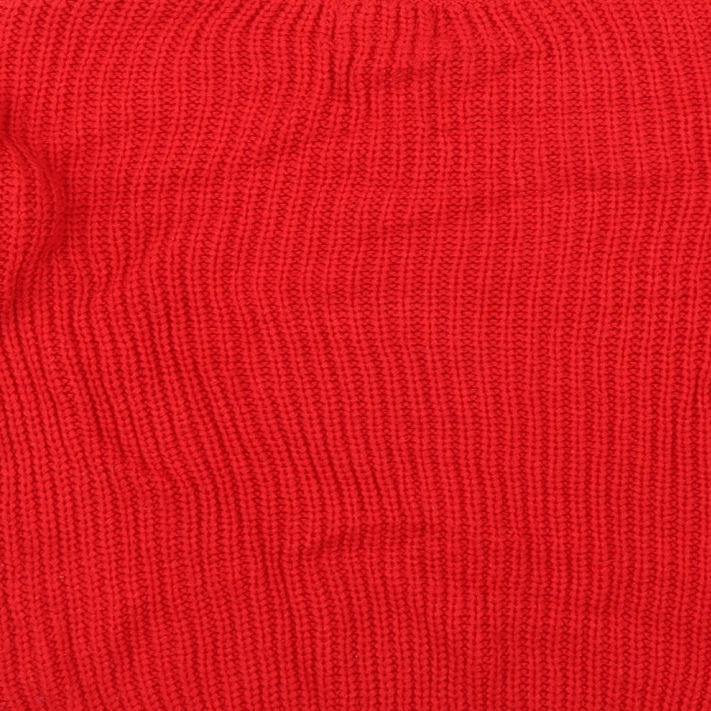 Primark Womens Red Pullover Jumper Size S