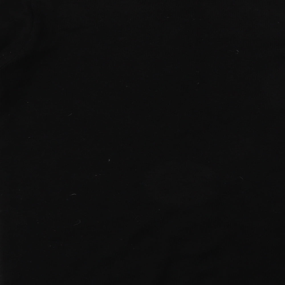 Classics Womens Black Geometric Pullover Jumper Size 12