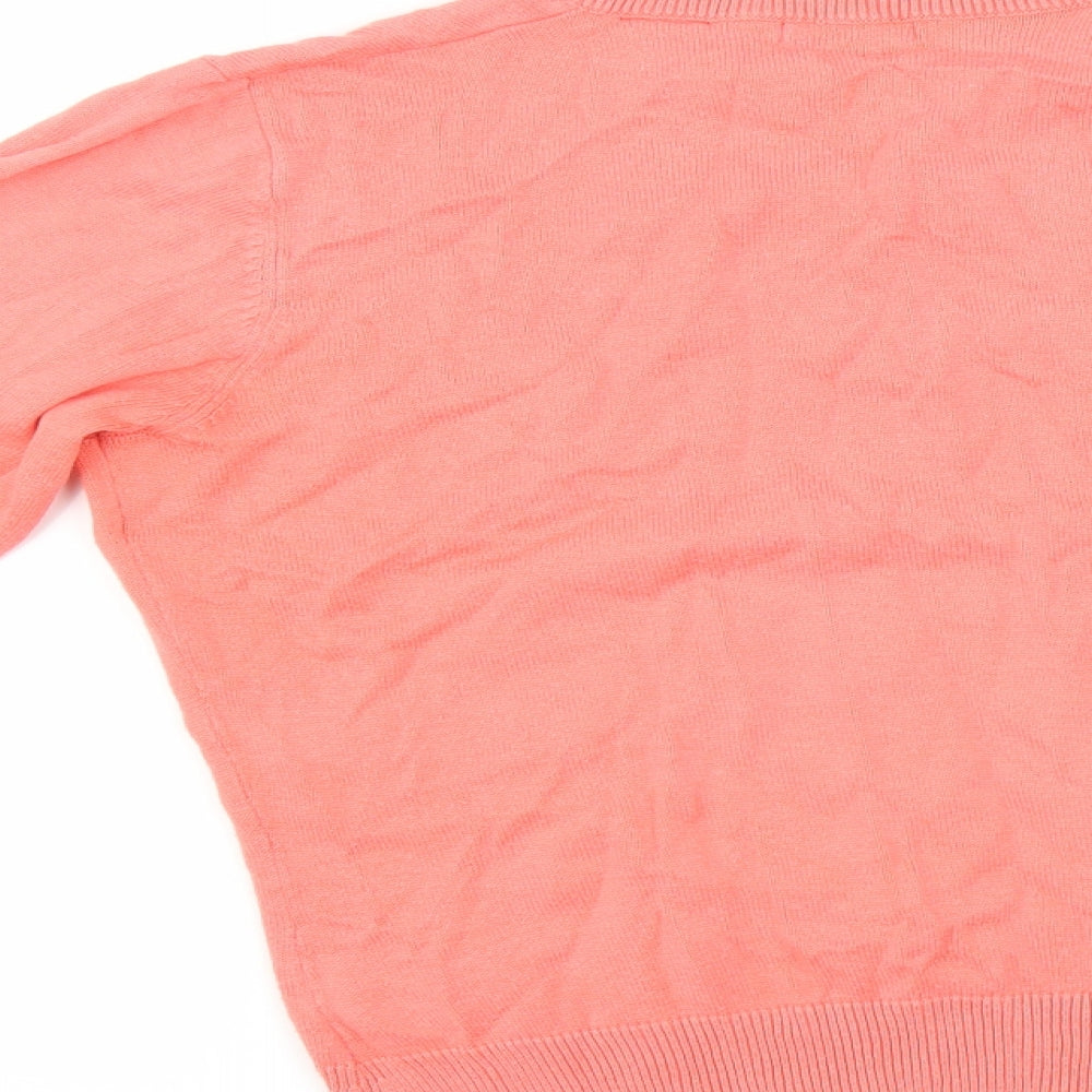 Green Lamb Womens Pink Pullover Jumper Size 12