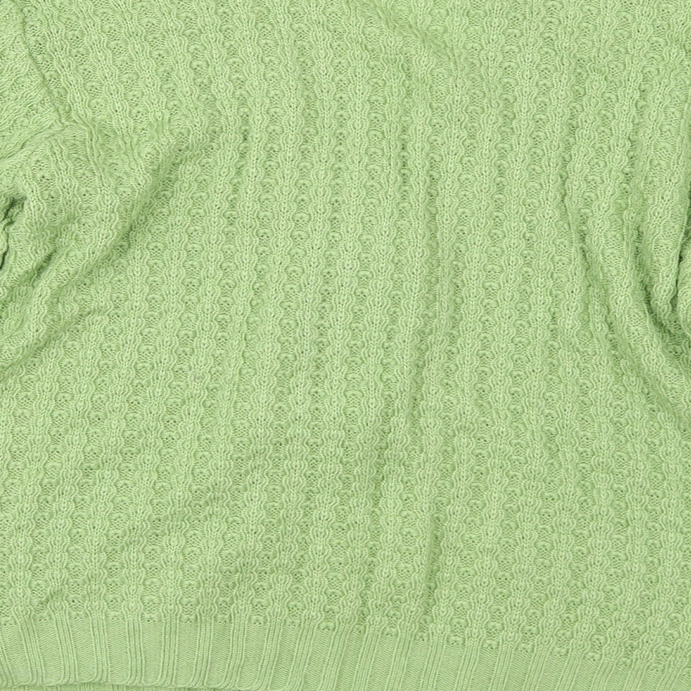 Preworn Womens Green Cape Jumper Size 12