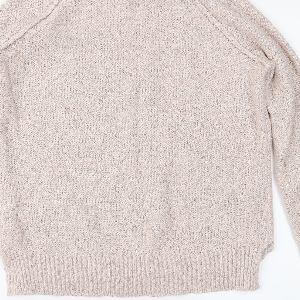 Papaya Womens Pink Knit Pullover Jumper Size 8