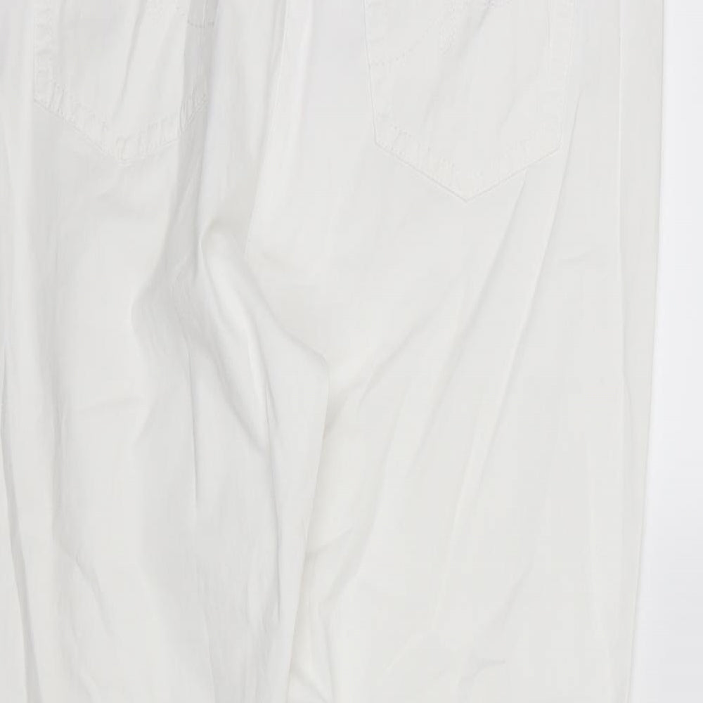Gerry Weber Womens White Trousers Size 20 L28 in