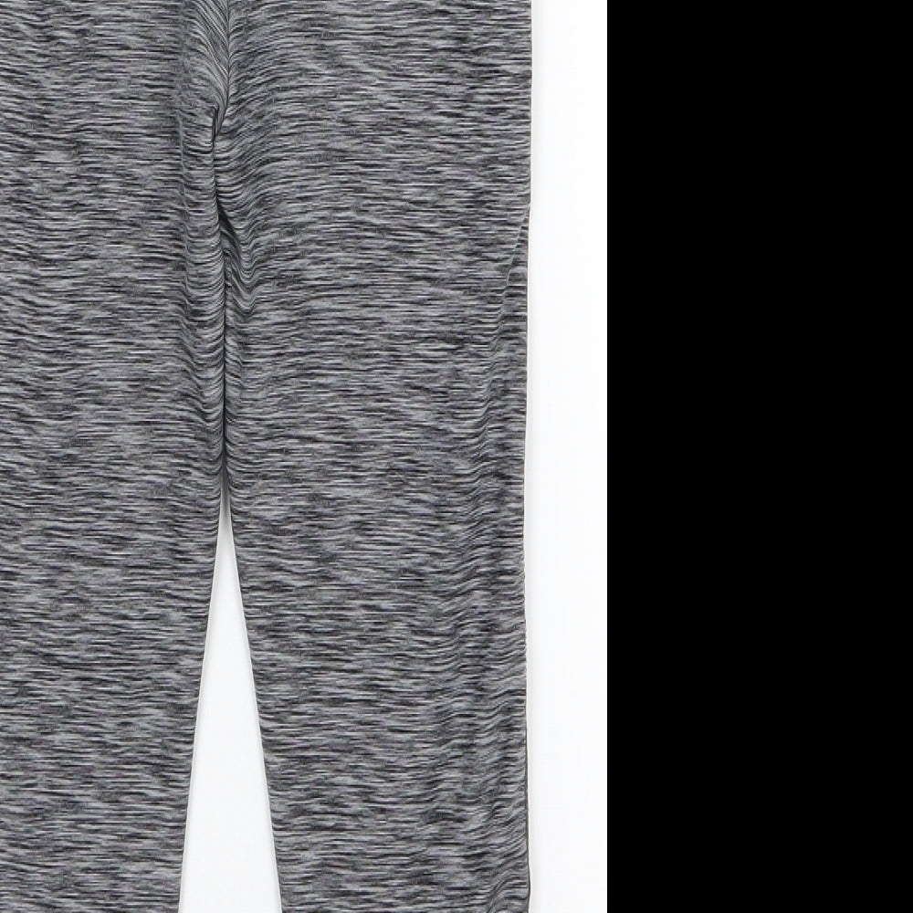 H&M Girls Grey Compression Shorts Size 8-9 Years