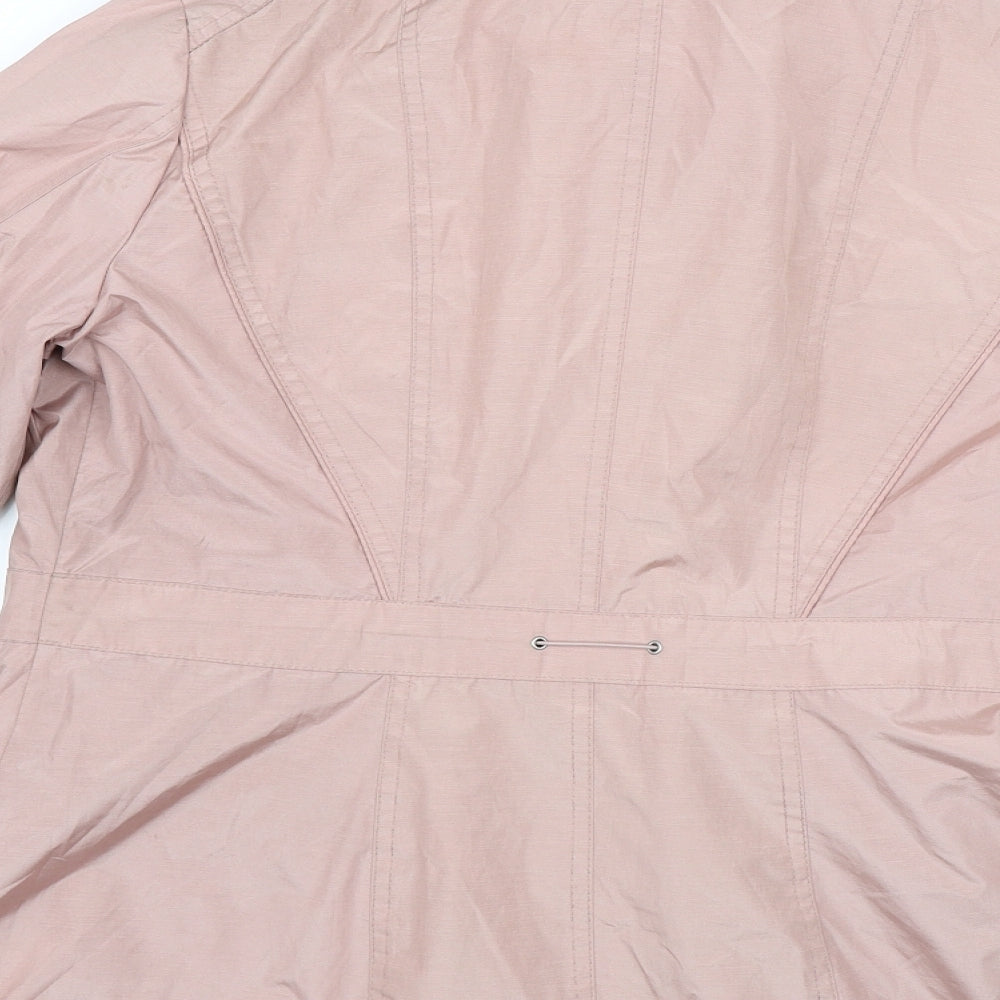 Lakeland Womens Pink Anorak Coat Size 14