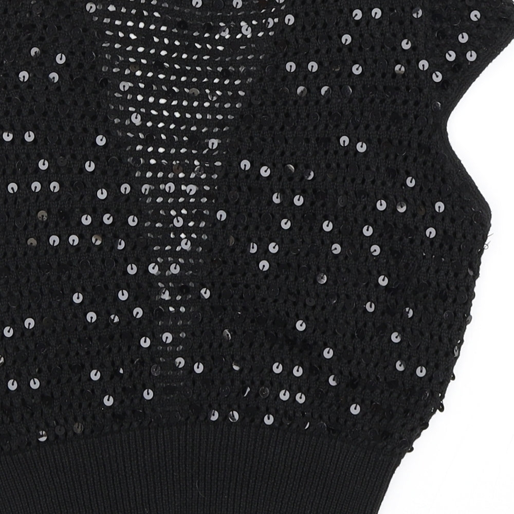 New Look Girls Black Cardigan Jumper Size S