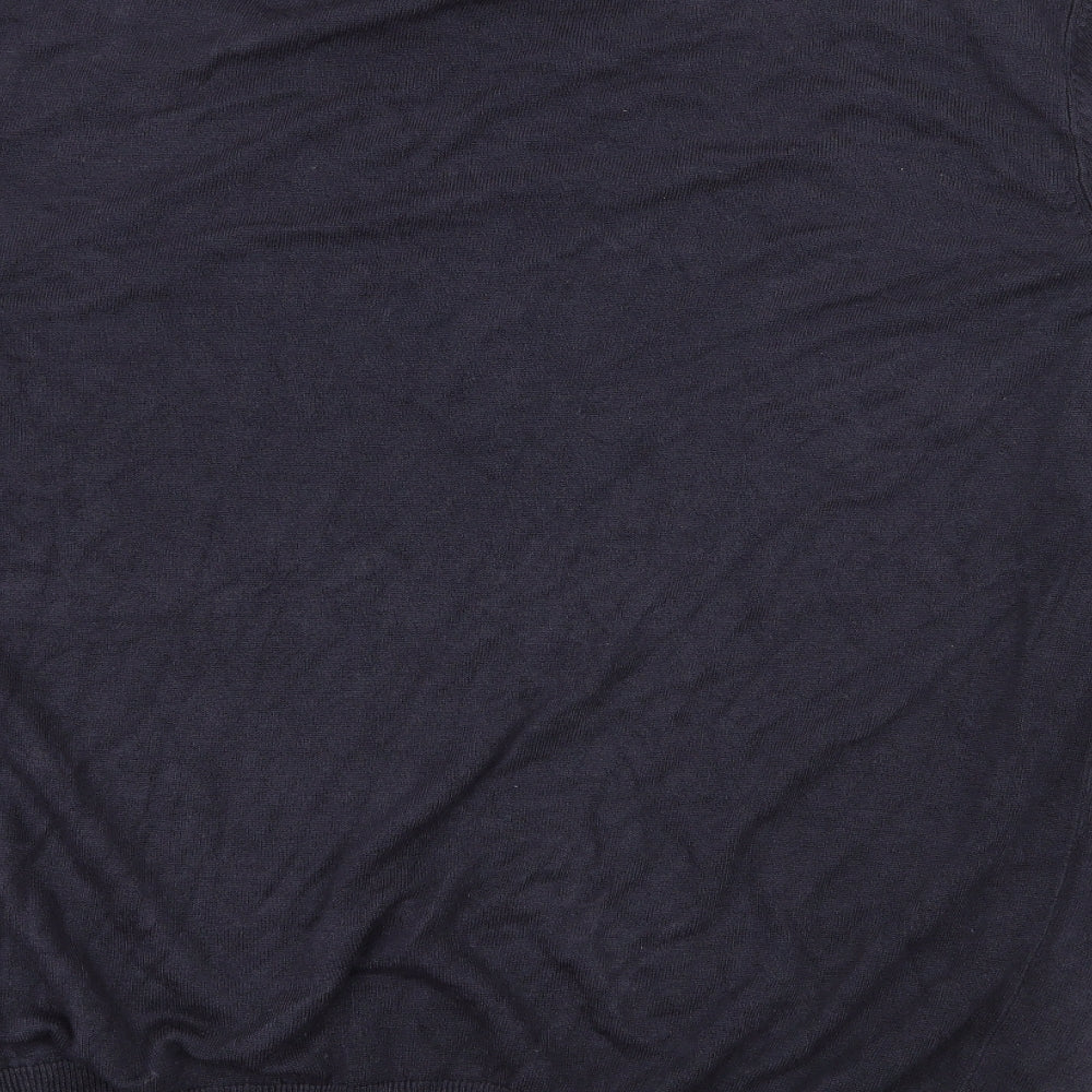 M&Co Womens Blue Knit Pullover Jumper Size XL