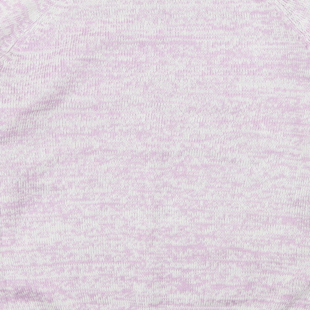 Preworn Womens Purple Knit Pullover Jumper Size 14