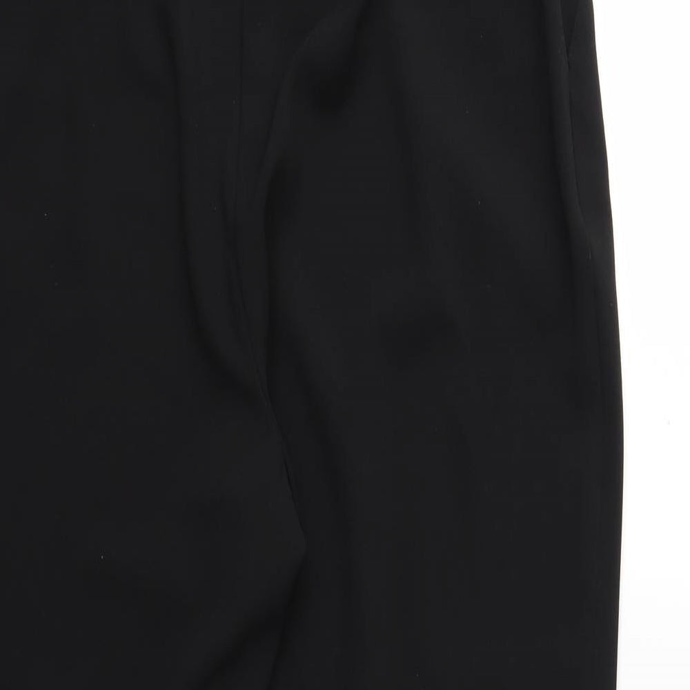Marks and Spencer Womens Black Trousers Size 34 in L27 in