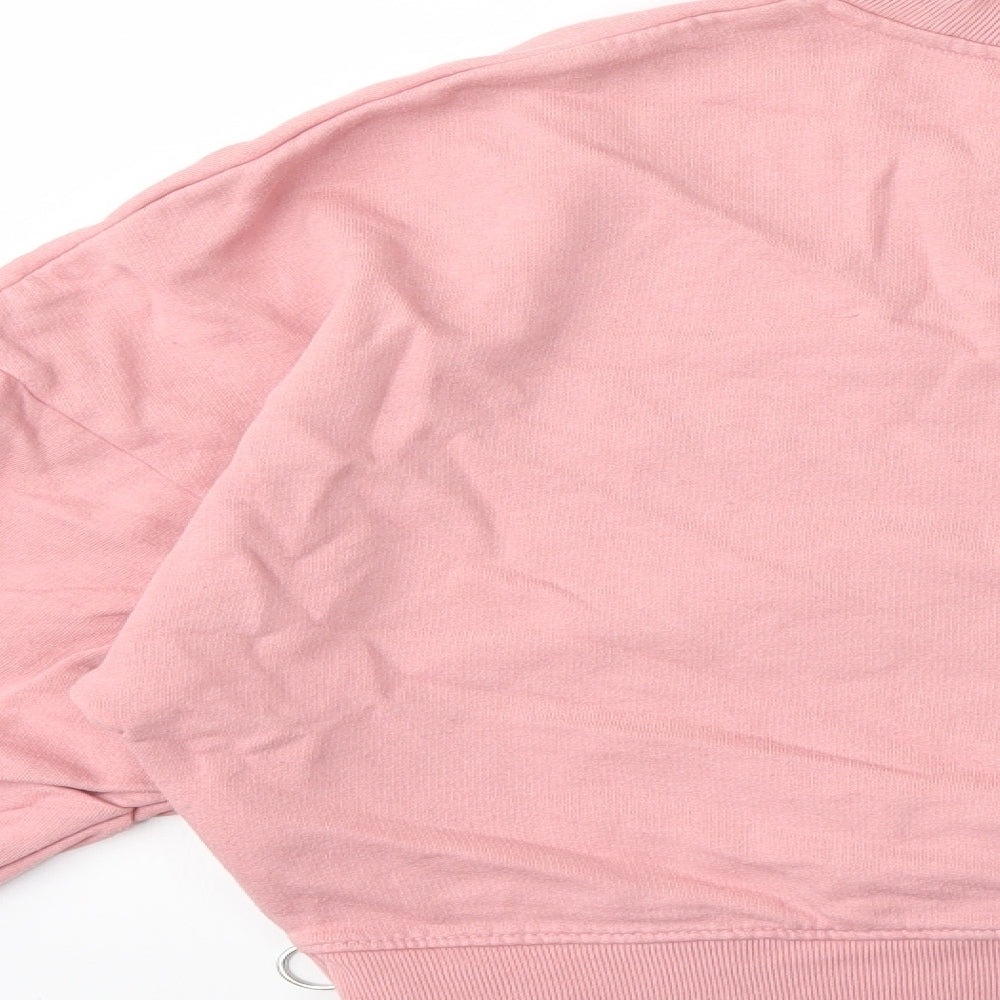 Lindex Womens Pink Pullover Sweatshirt Size M