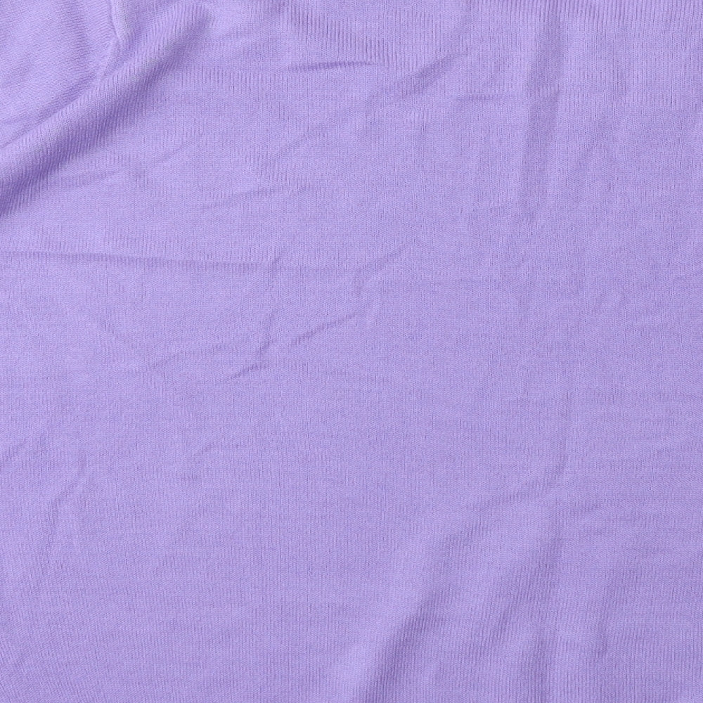 Classics Womens Purple Knit Pullover Jumper Size 20